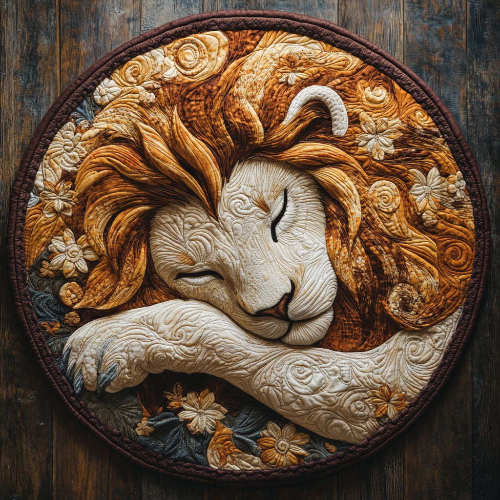 Lionheart’s Rest CP0306007CL Quitled Round Mat