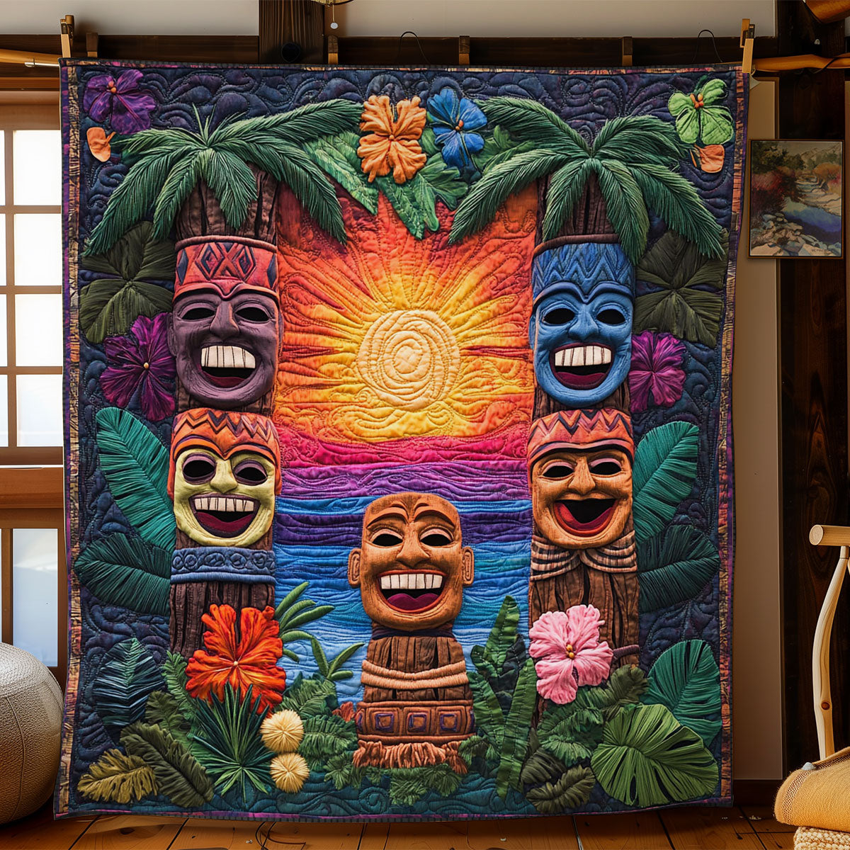 Tiki Spirit WN3005044CL Quilt