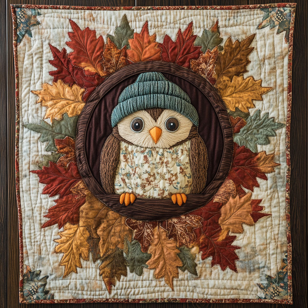 Owl Leaf Window DH1909006CL Quilt