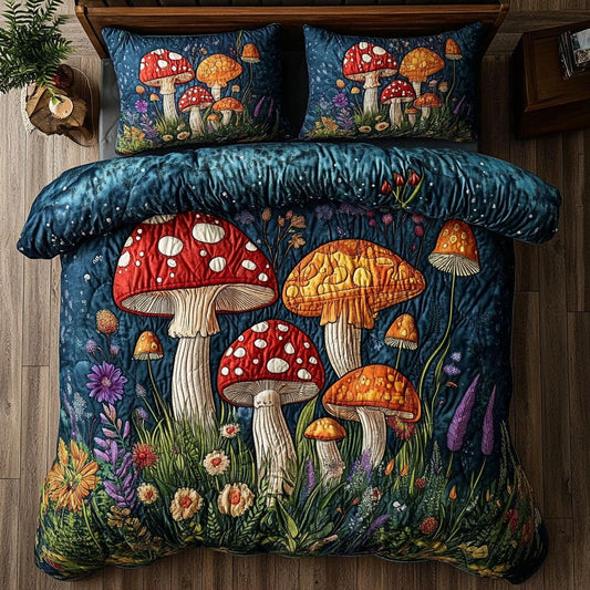 Mushroom Forest WX0506021CL Duvet Cover Set