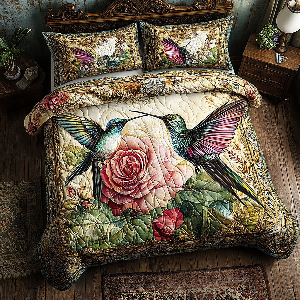 Hummingbird Roses WT1302004CL Duvet Cover Set