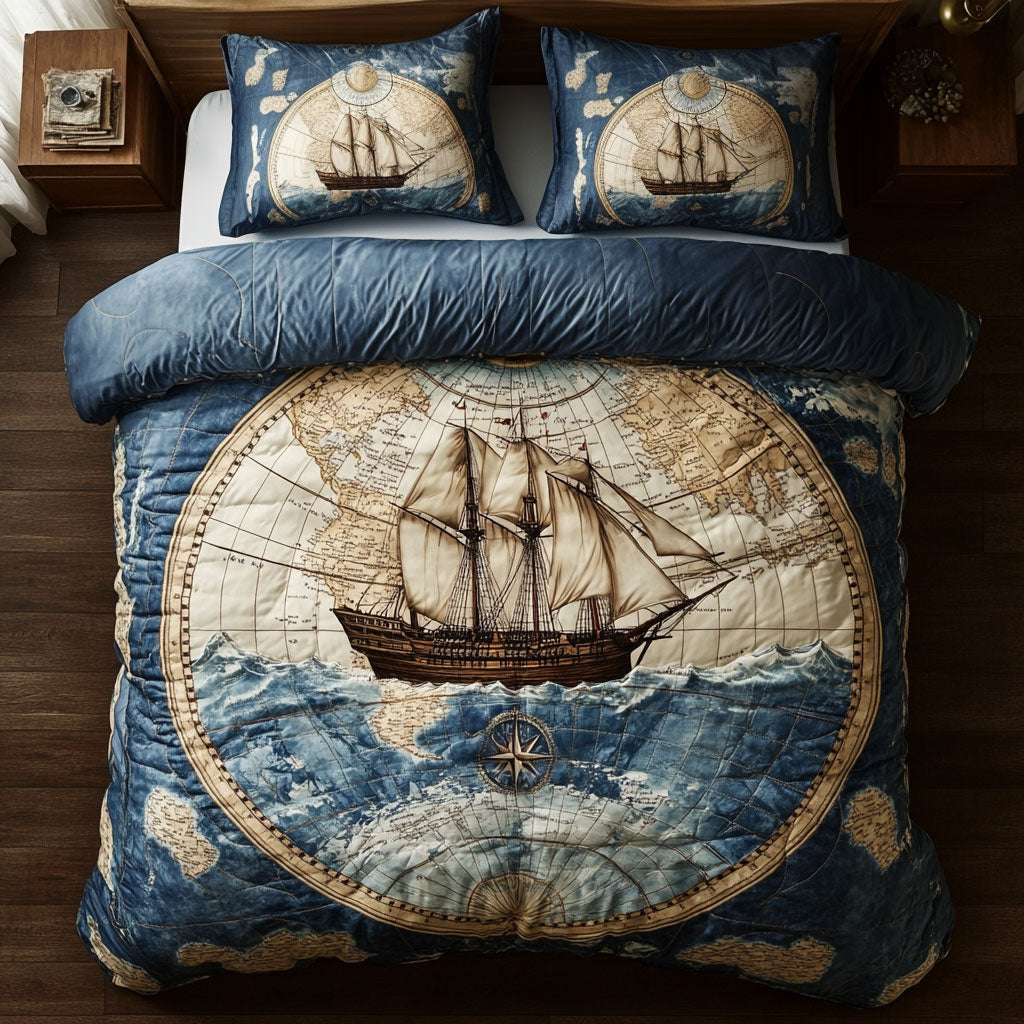 The Compass Call WY1808082CL Duvet Cover Set