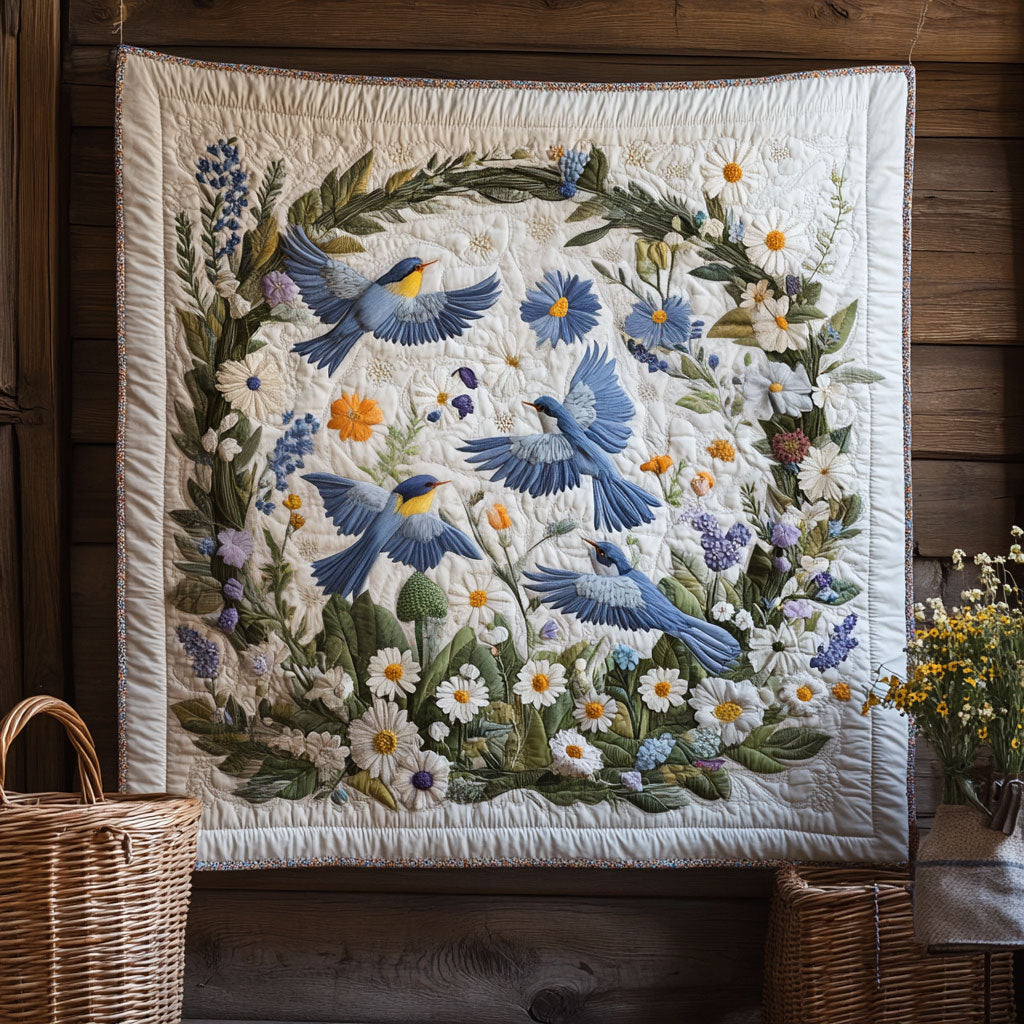 Blooming Bird Garden CW1006010CL Quilt