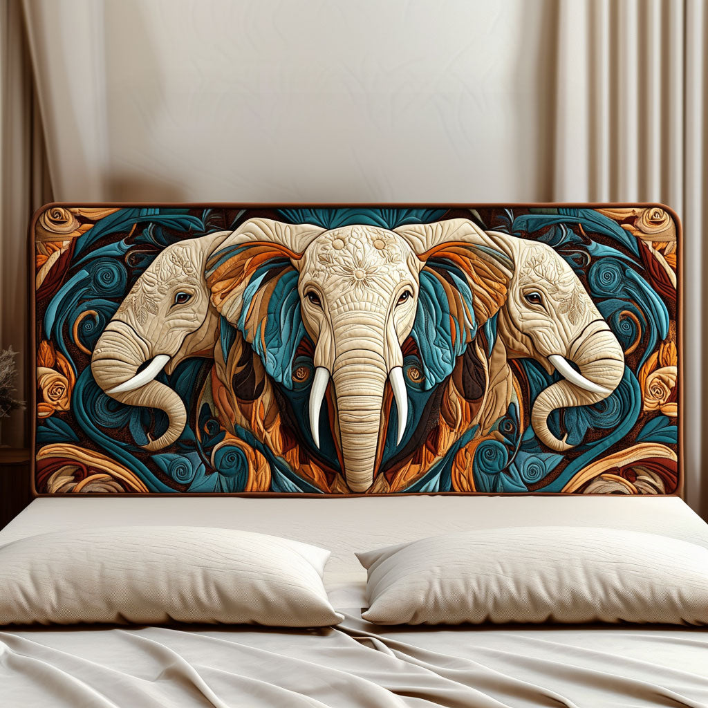 Elephant Souls KL3112016CL Quilted Headboard Slipcover