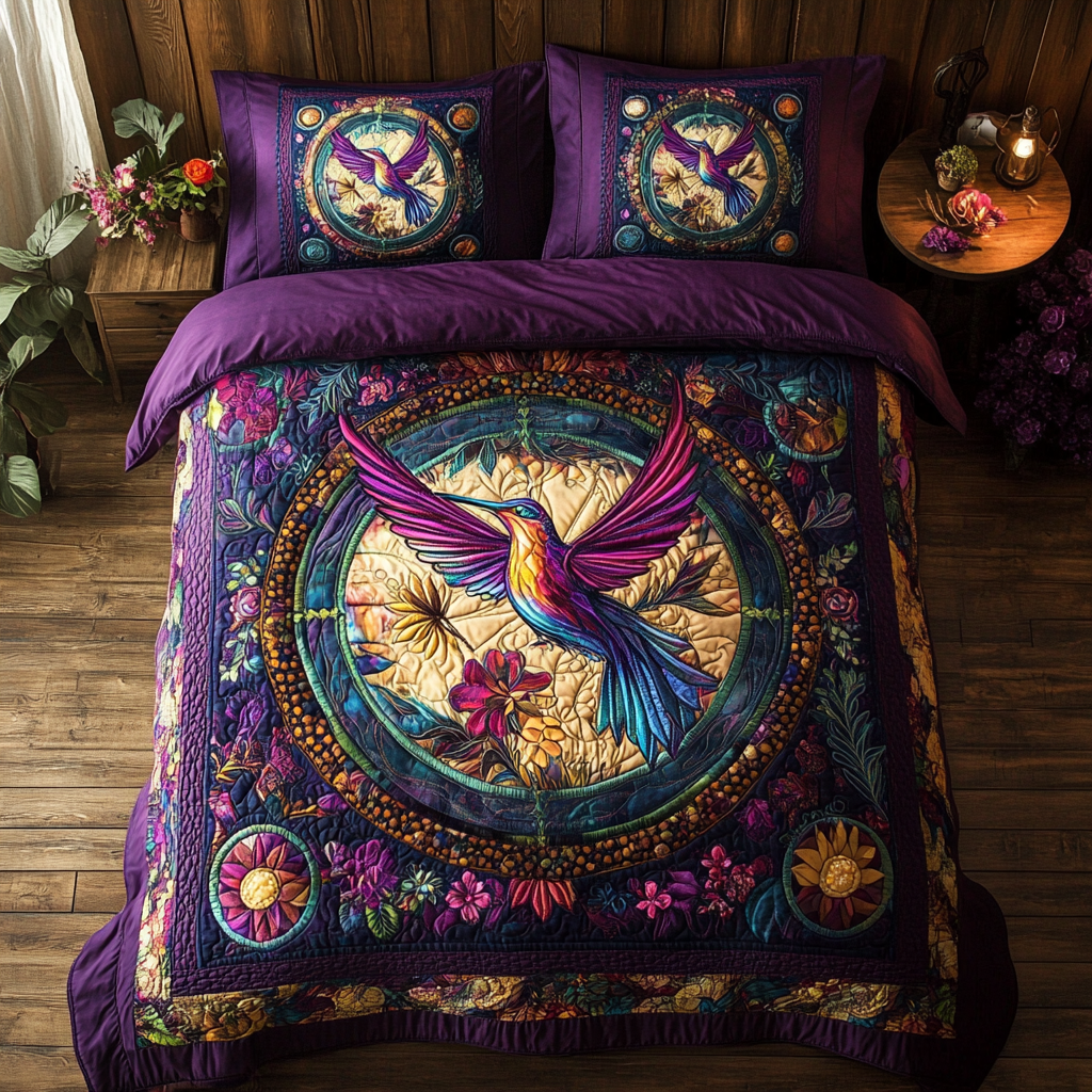 Mystic Hummingbird WY3012045CL Duvet Cover Set