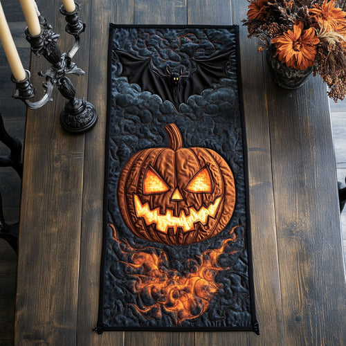 Halloween Flame WN2307022CL Quilted Table Runner