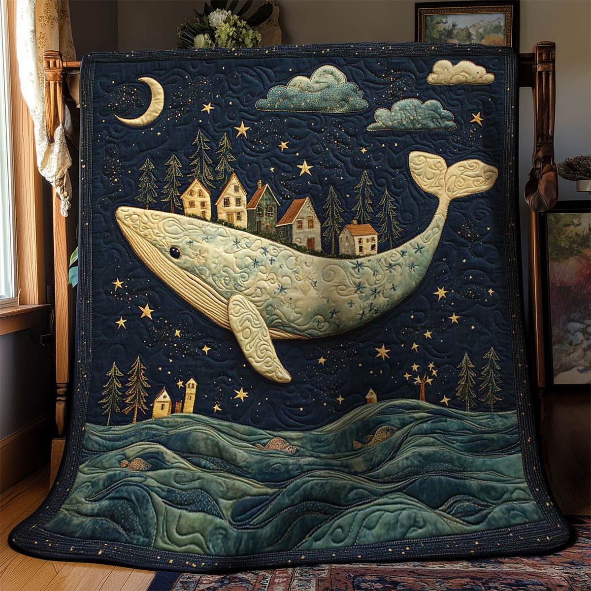 Whale Cabin Dreams WN2403117CL Quilt