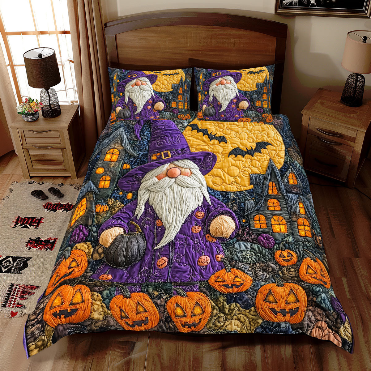 Gnome Pumpkin WX2012092CL Duvet Cover Set
