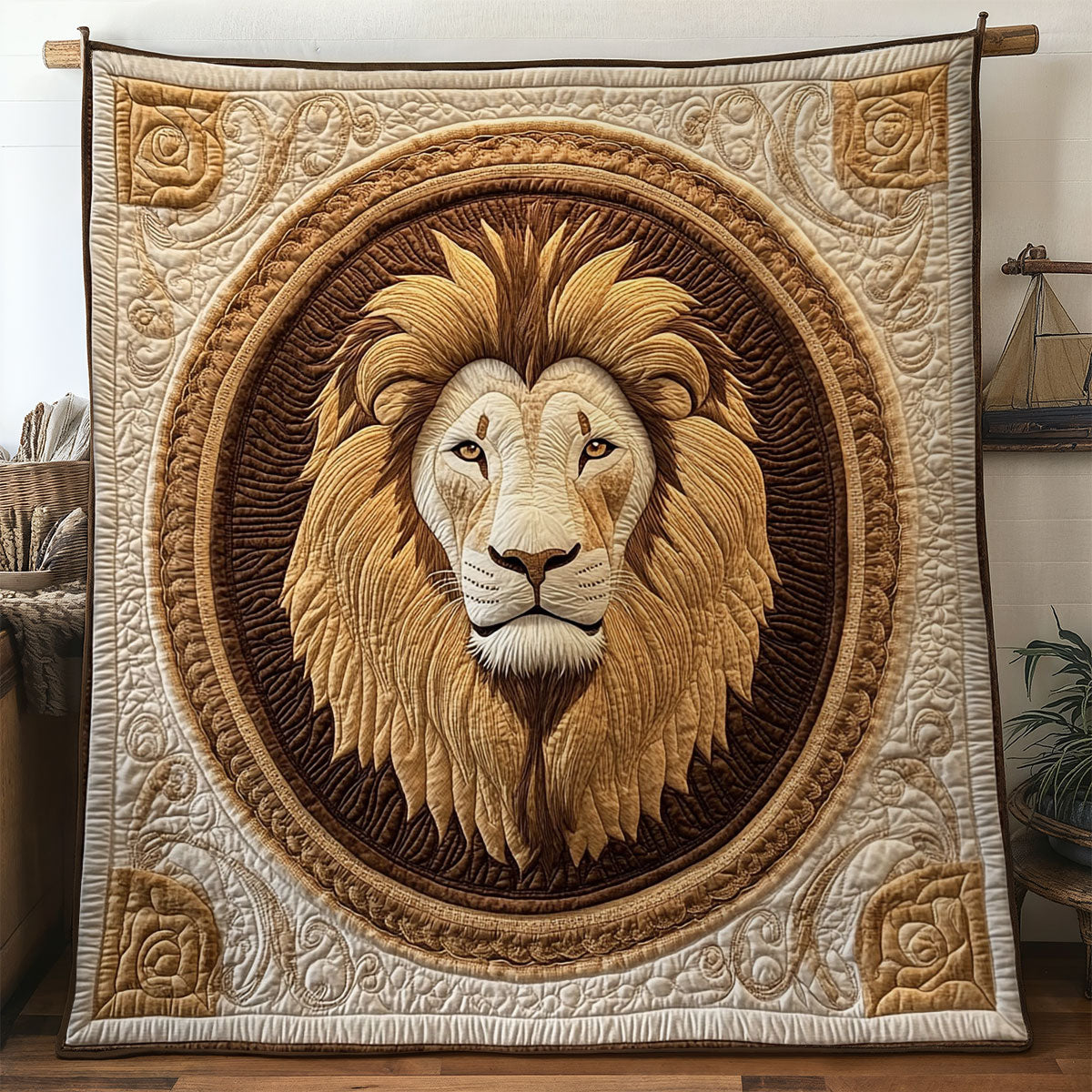 Crowned Lion WN1807026CL Quilt