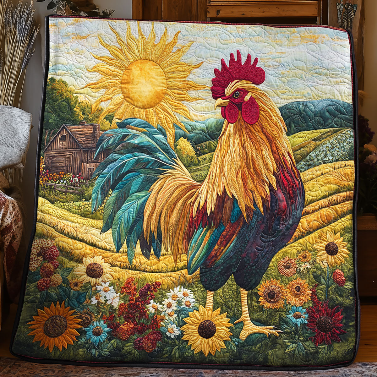 Morning Rooster WX3105047CL Quilt