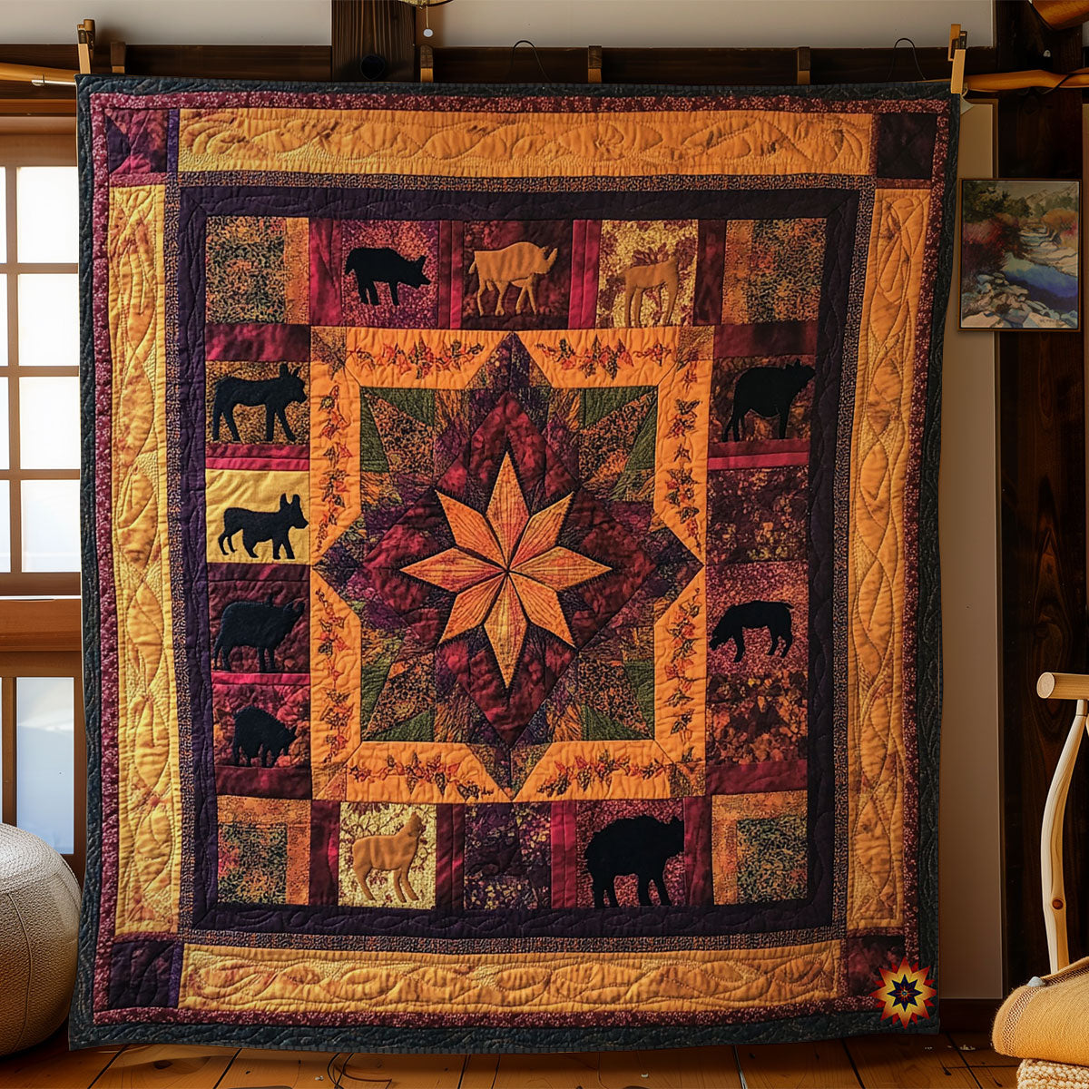 Native American WY2012055CL Quilt