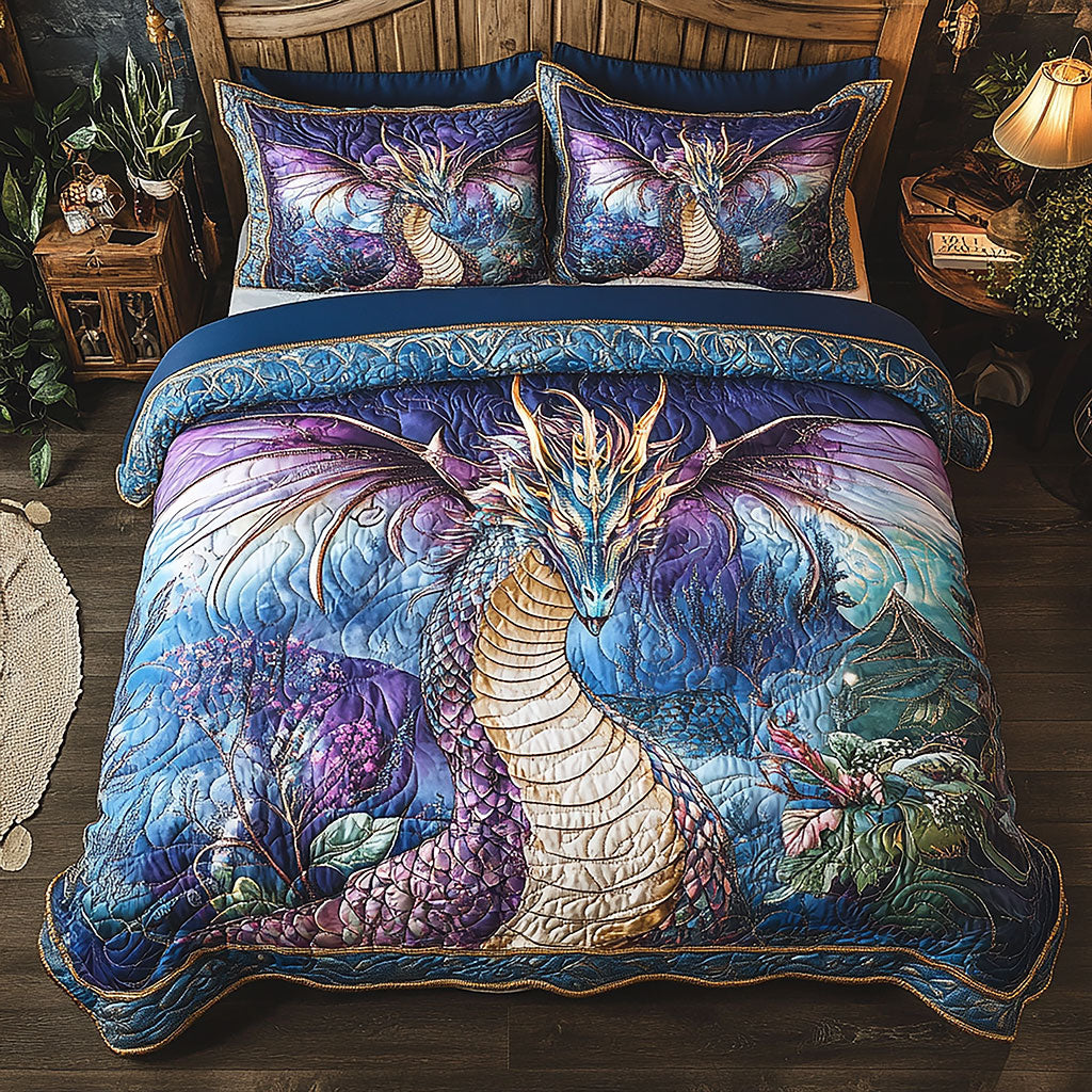 Dragon Purple WT1202006CL Duvet Cover Set