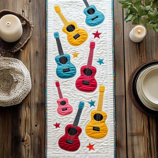 Colorful Symphony CW1106010CL Quilted Table Runner