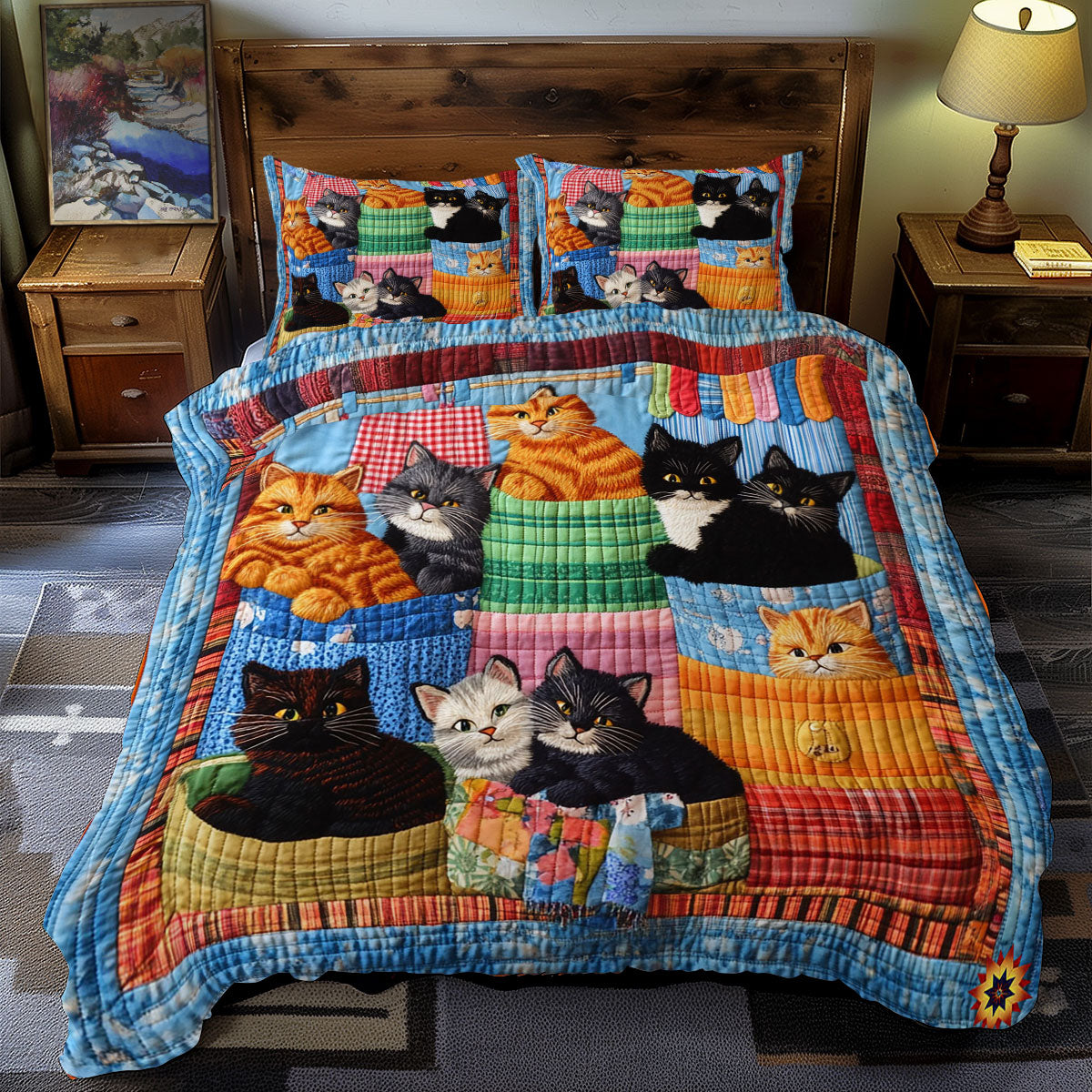 Winter Of Cat WY2012035CL Duvet Cover Set