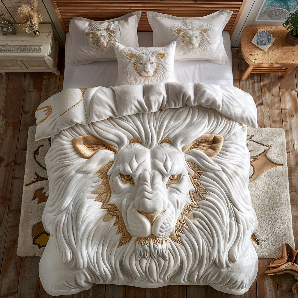 Glorious White Lion WY2402015CL Duvet Cover Set
