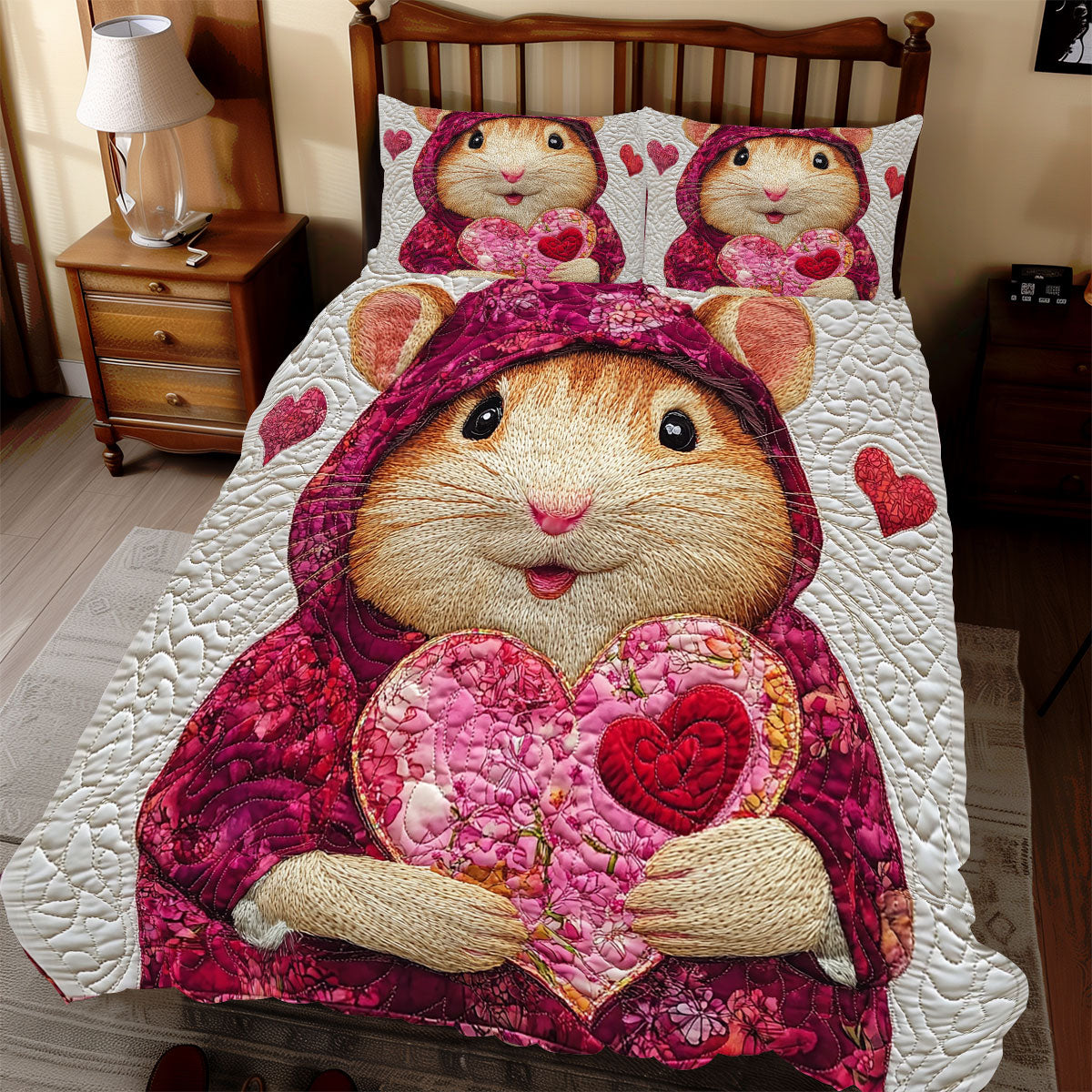 Hamster Love WX0512059CL Duvet Cover Set