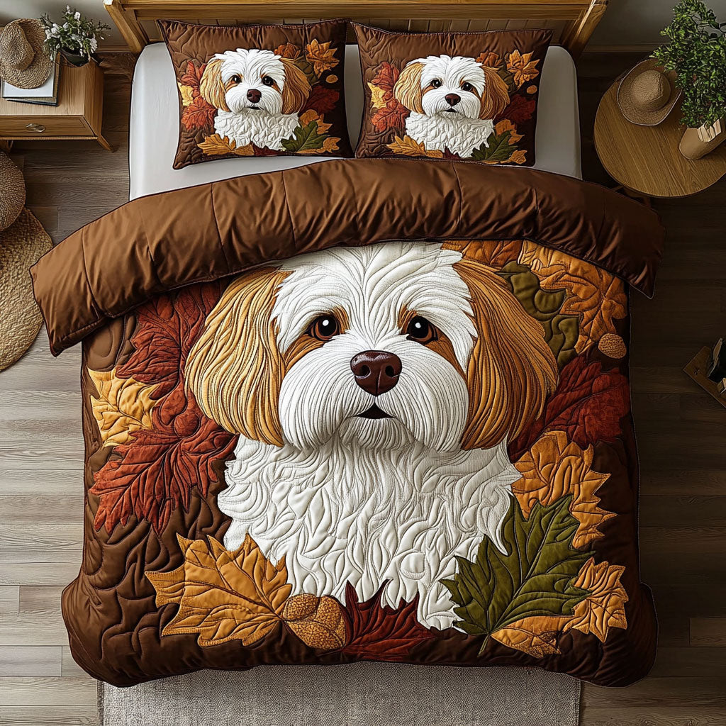 Autumn Puppy WY0707050CL Duvet Cover Set