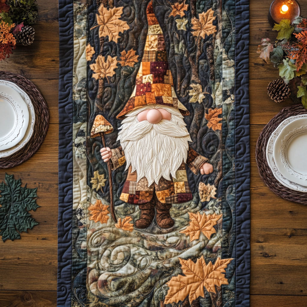 Gnome Lantern Trail WN1507040CL Quilted Table Runner