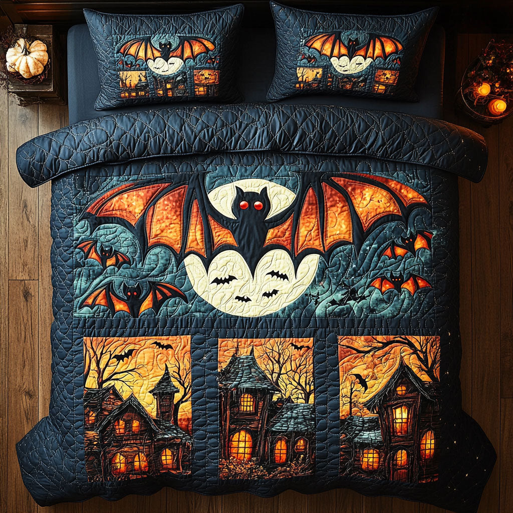 Spooky Village WY0608054CL Duvet Cover Set