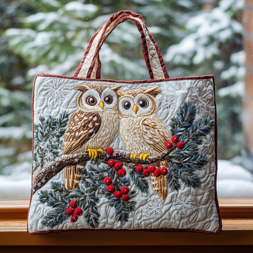 Mystic Winter XR0710021CL Quilted Tote Bag