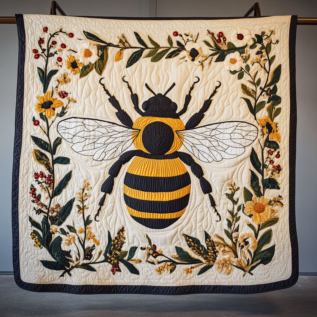 The Bee Garland WY1808030CL Quilt