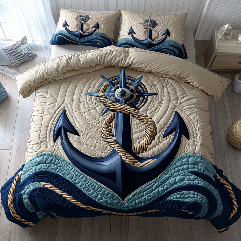 Deep Blue Anchor CP1209073CL Duvet Cover Set