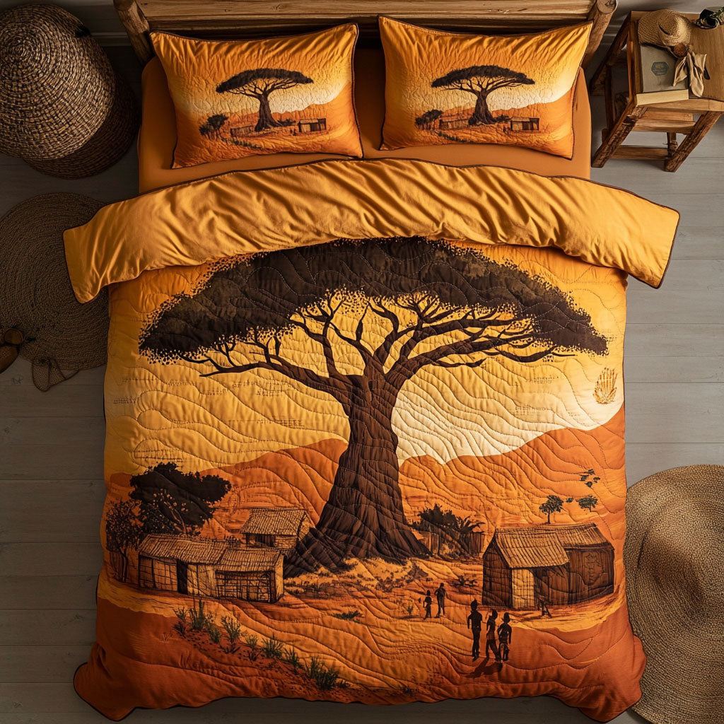 African Baobab Tree Of Life WU2802013CL Duvet Cover Set