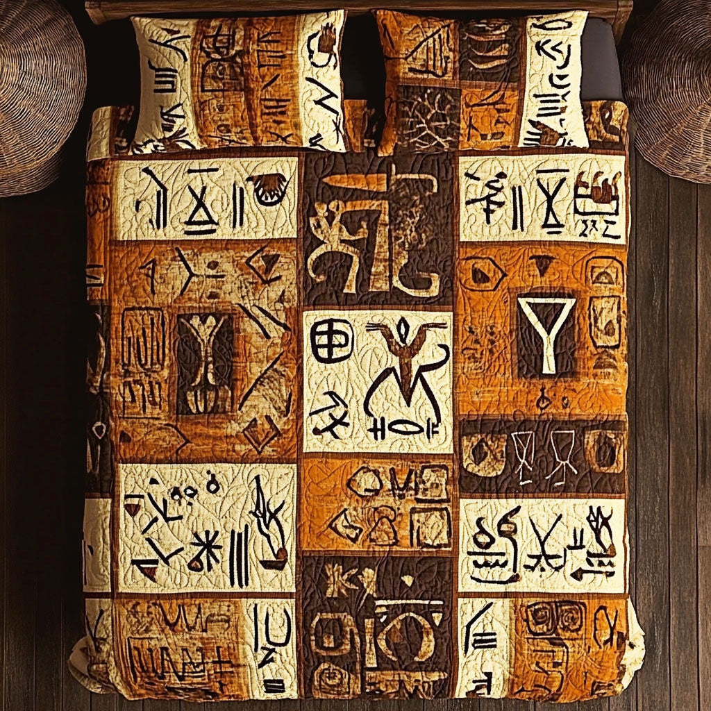 Ancient Tribal Symbols WU2802060CL Duvet Cover Set