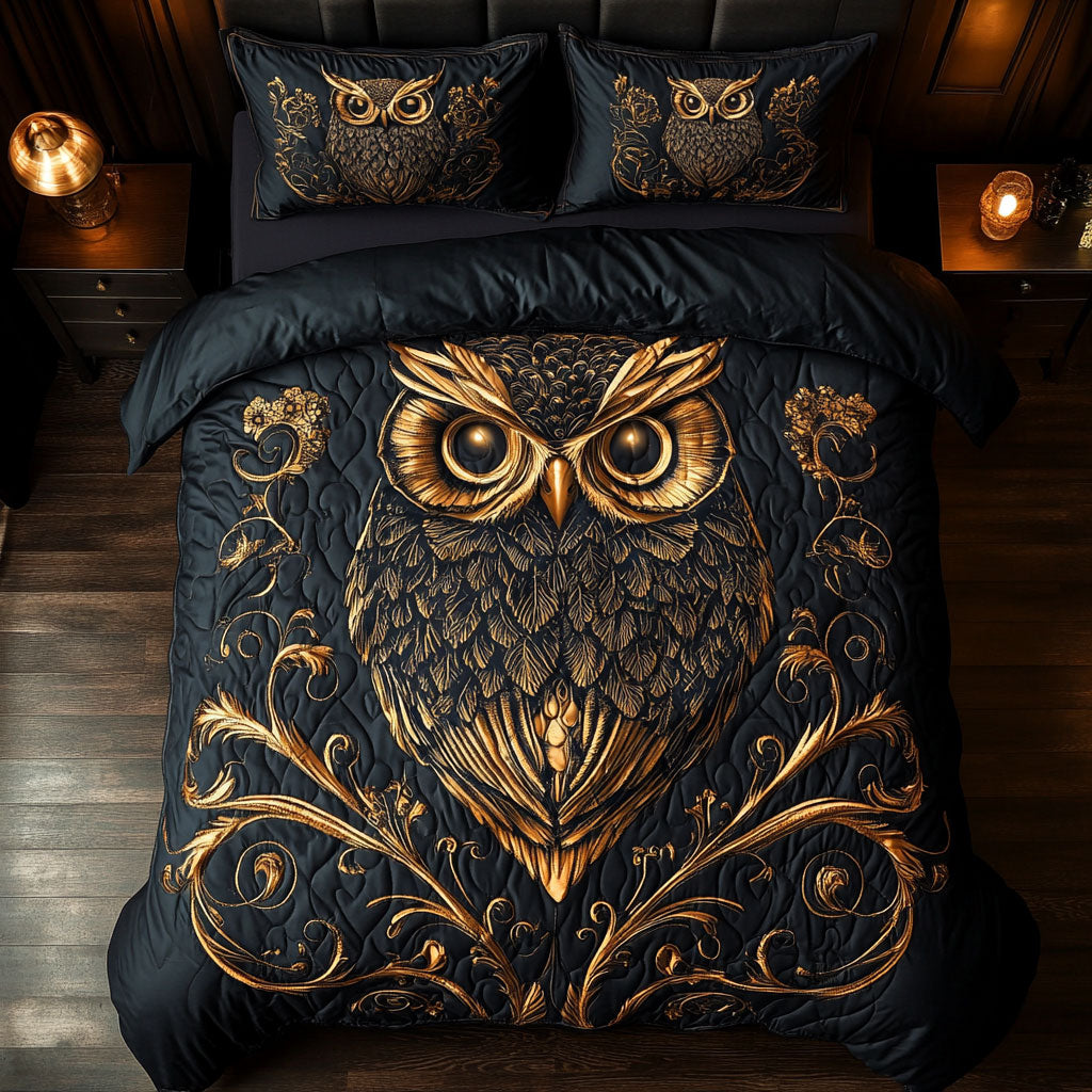 Antique Owl WU2502023CL Duvet Cover Set