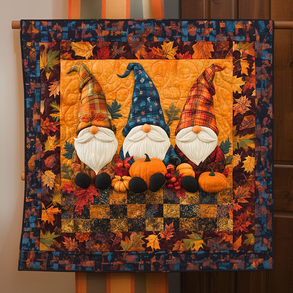 Autumn Gnomegrown WJ0708010CL Quilt