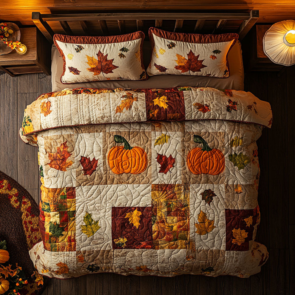 Autumn Harvest Season WU2403011CL Duvet Cover Set