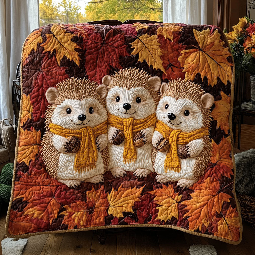 Autumn Hedgehog WY0808047CL Quilt