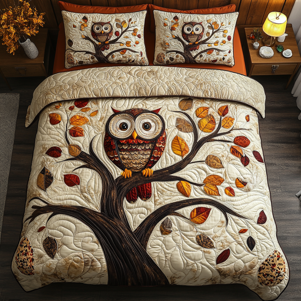 Autumn Owl XR2002002CL Duvet Cover Set