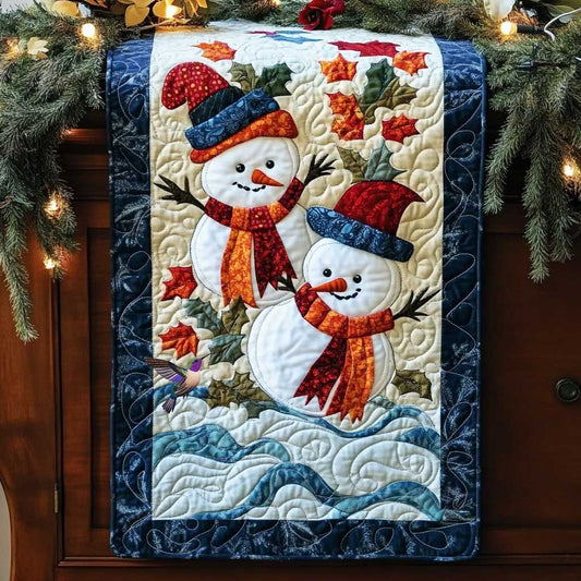 Winter’s Best Friends WN1111020CL Quilted Table Runner