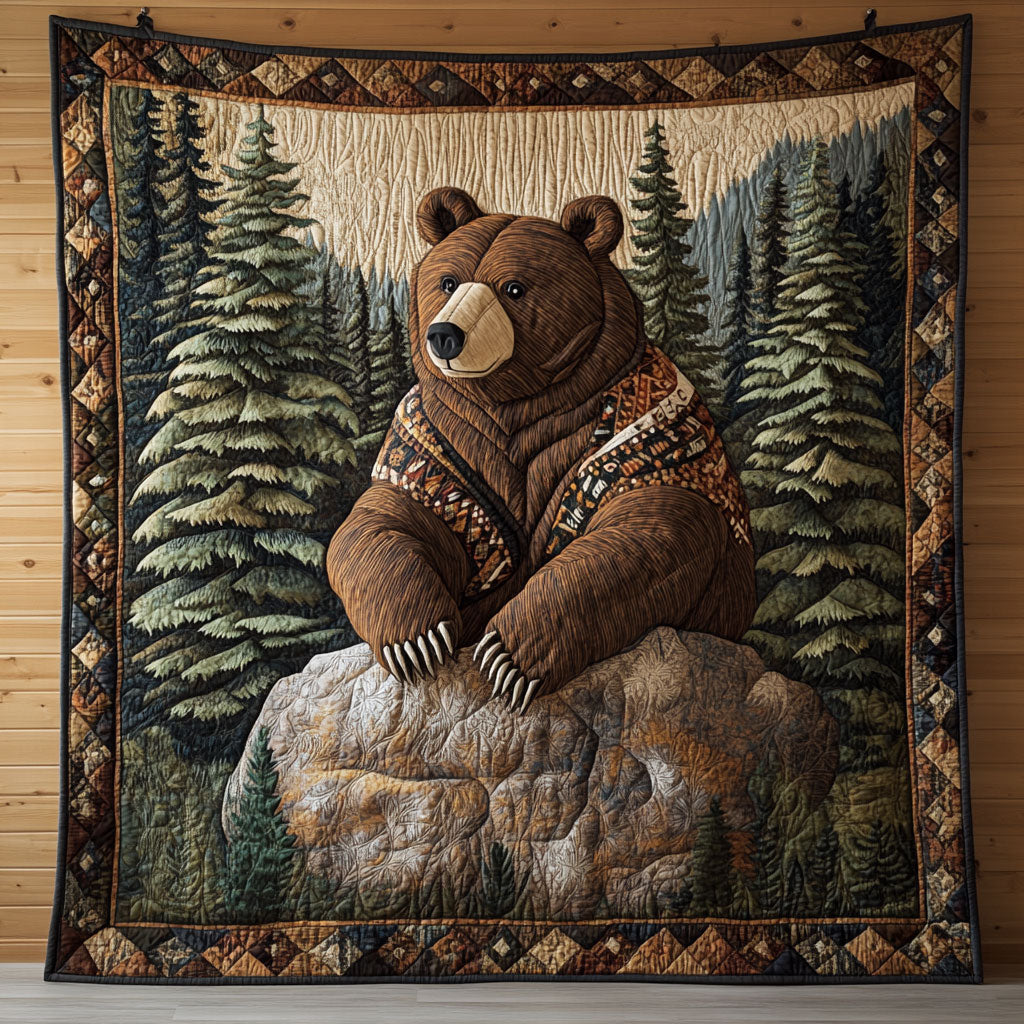 Tribal Bear CW1906047CL Quilt