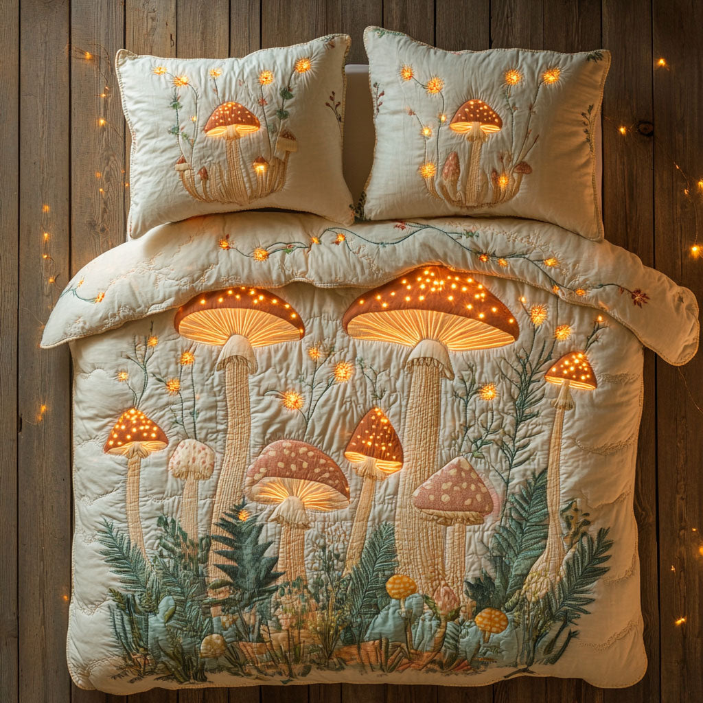 Twilight Mushroom Forest CW2907058CL Duvet Cover Set