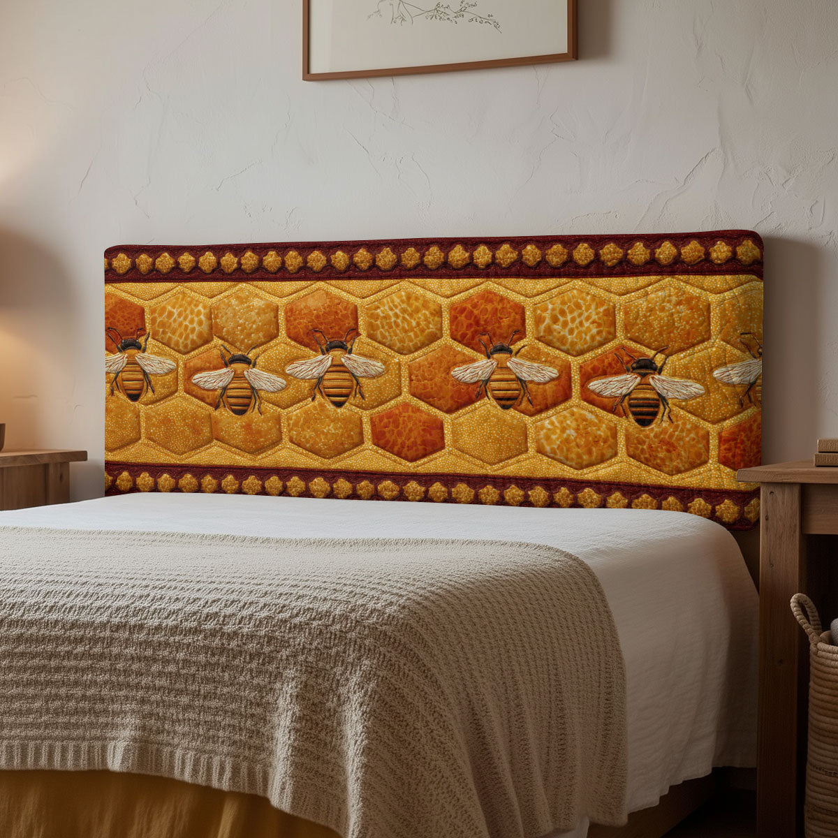Honey Medallions CP2612026CL Quilted Headboard Slipcover