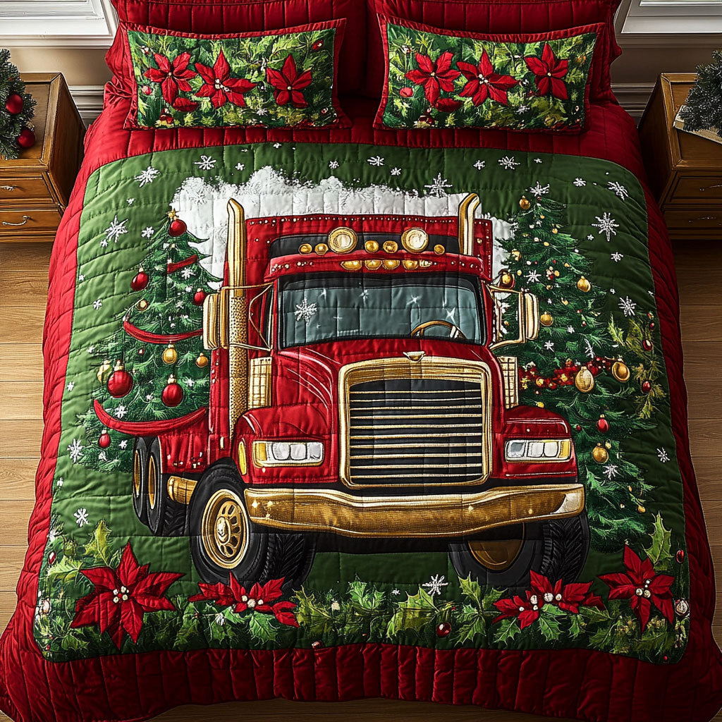 Truck Christmas CW1111078CL Duvet Cover Set