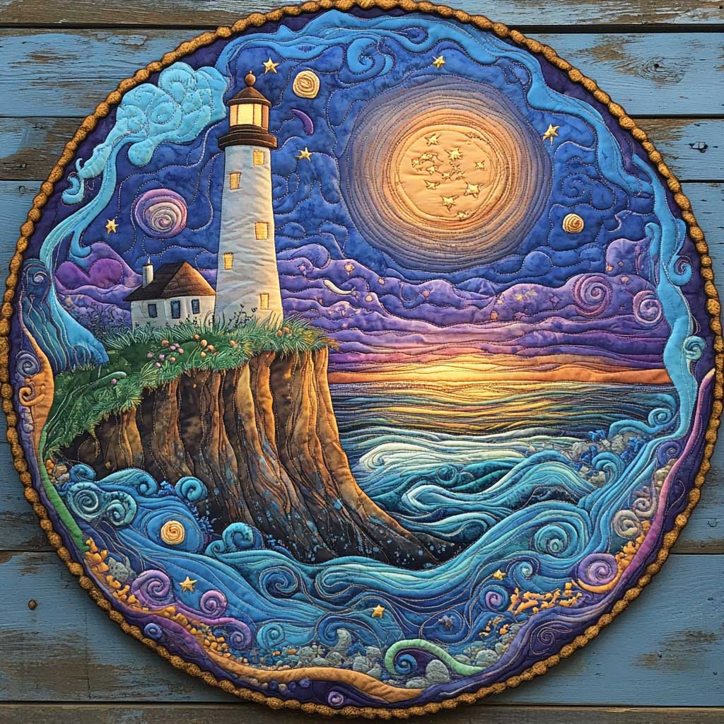 Fantasy Colors CQ0905004CL Quilted Round Mat