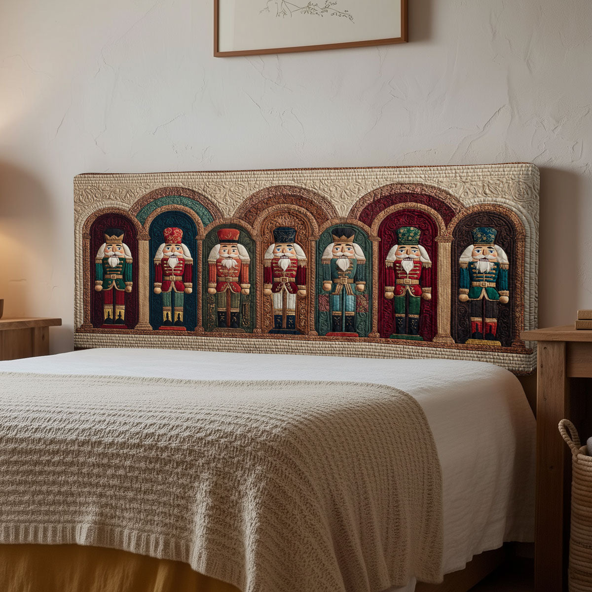 Classic Nutcracker Court CP2612045CL Quilted Headboard Slipcover