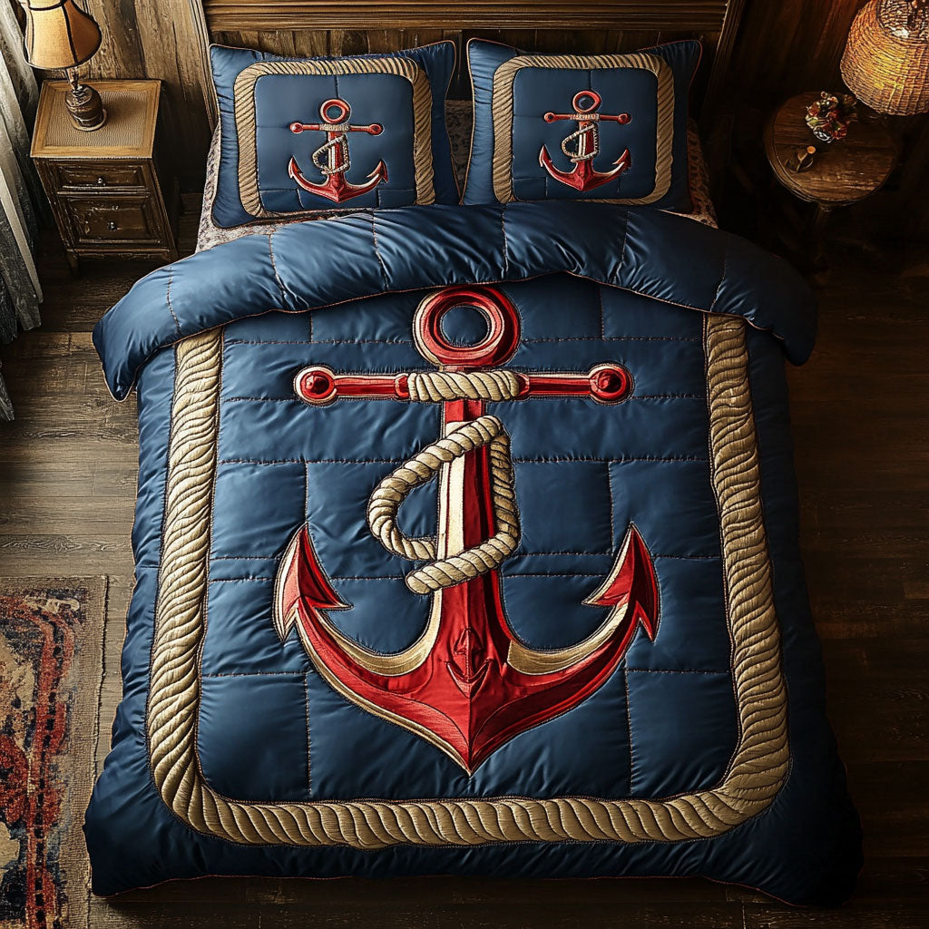 Red Anchor CM0306025CL Duvet Cover Set