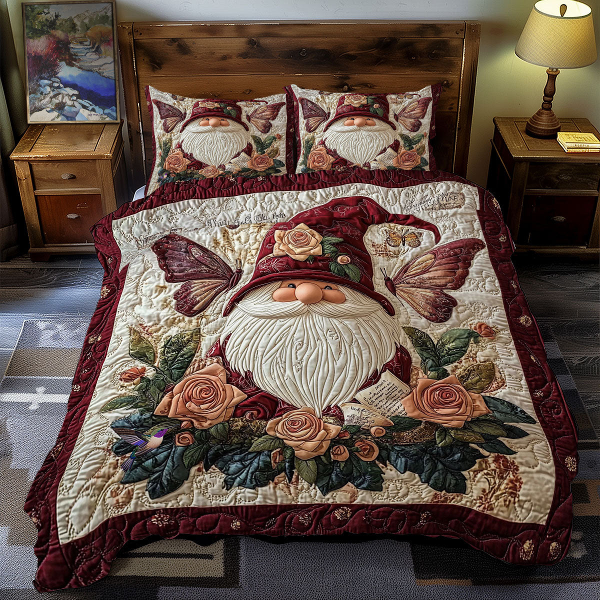 Miraculous Gnome In Garden WY2712114CL Duvet Cover Set