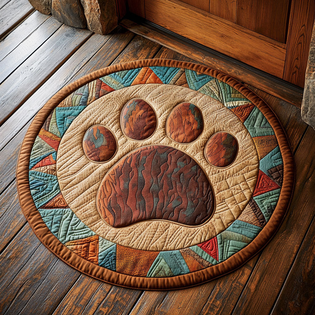 Bear Paw CP2207049CL Quilted Round Mat