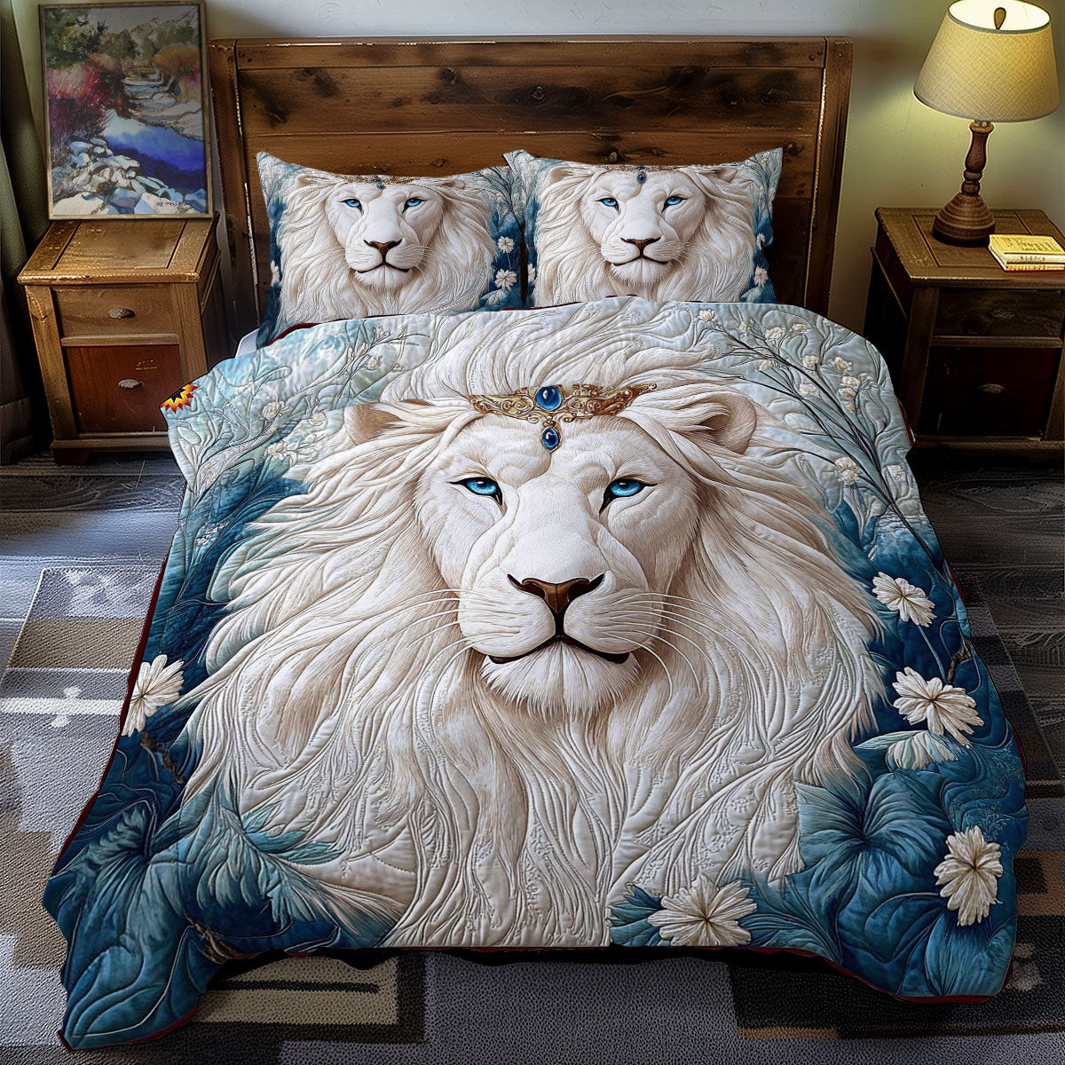 Snow Lion WY0612073CL Duvet Cover Set