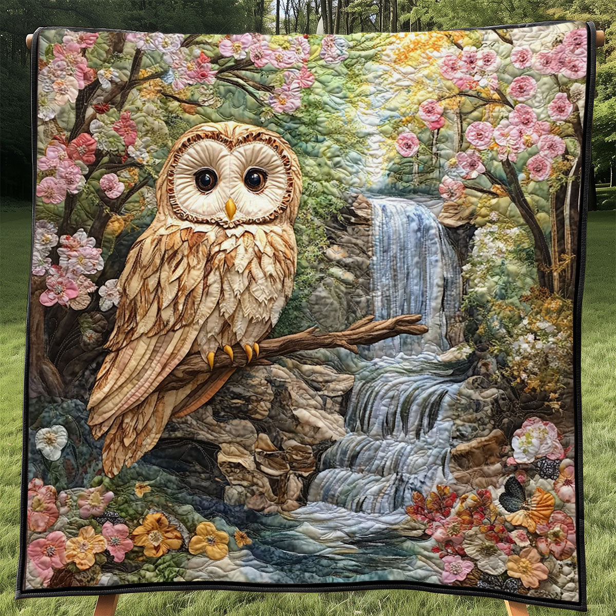 Spring Owl WJ2105010CL Quilt