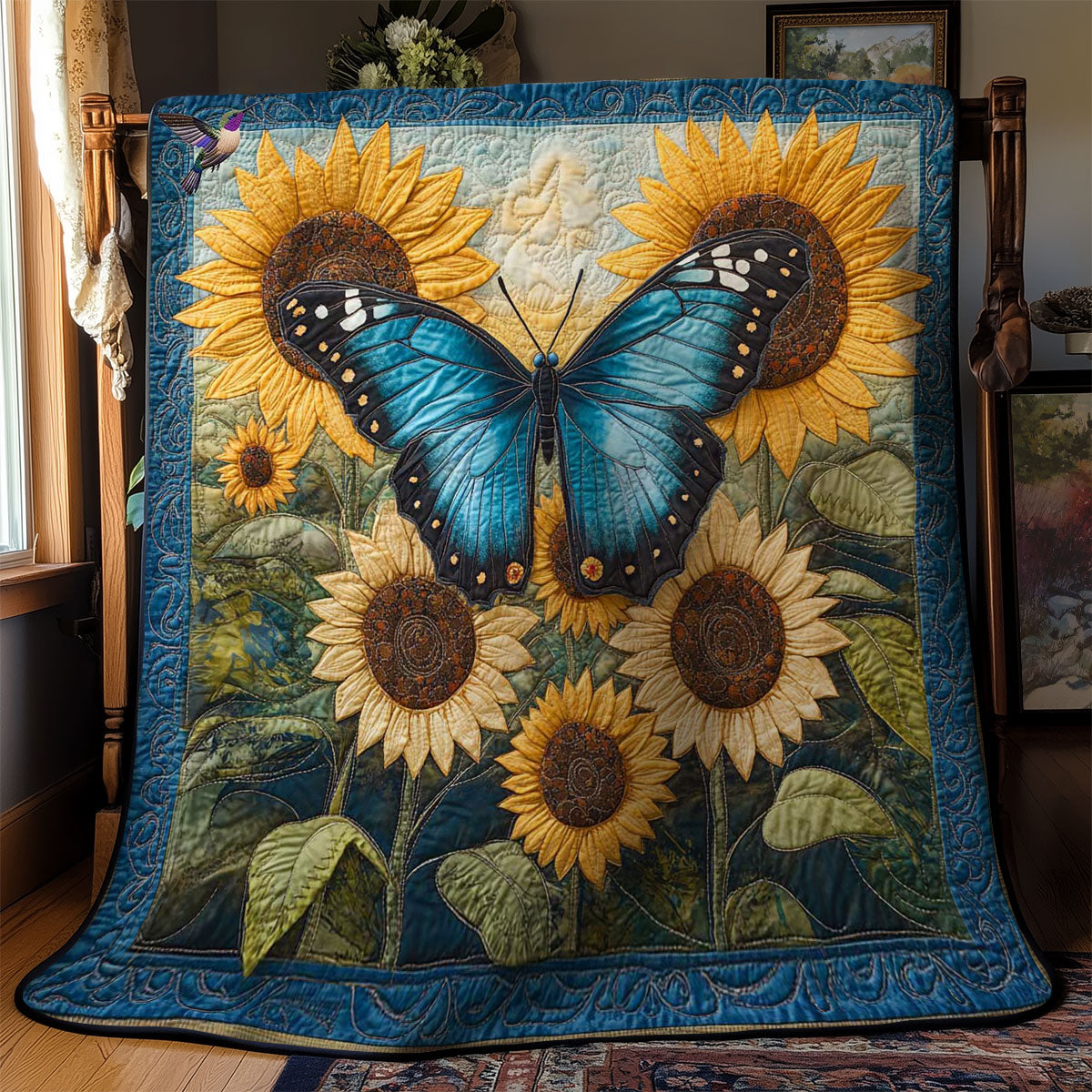Butterfly In Bloom WN1511006CL Quilt