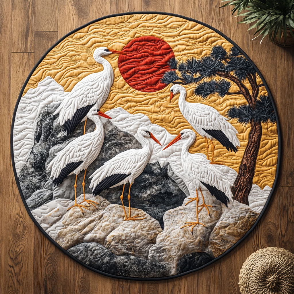 Sunrise Stock CM1704008CL Quilted Round Mat