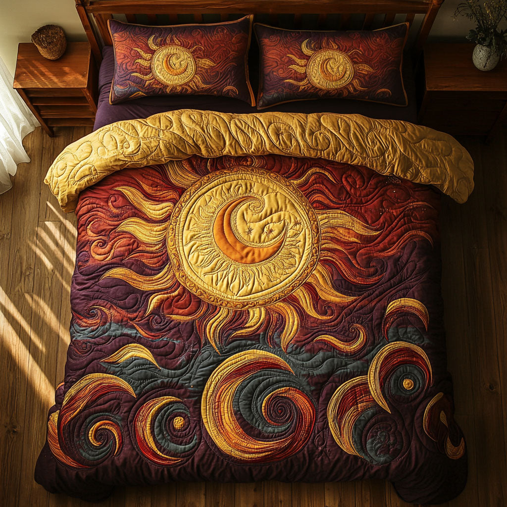 Sunset Waves WY2108086CL Duvet Cover Set