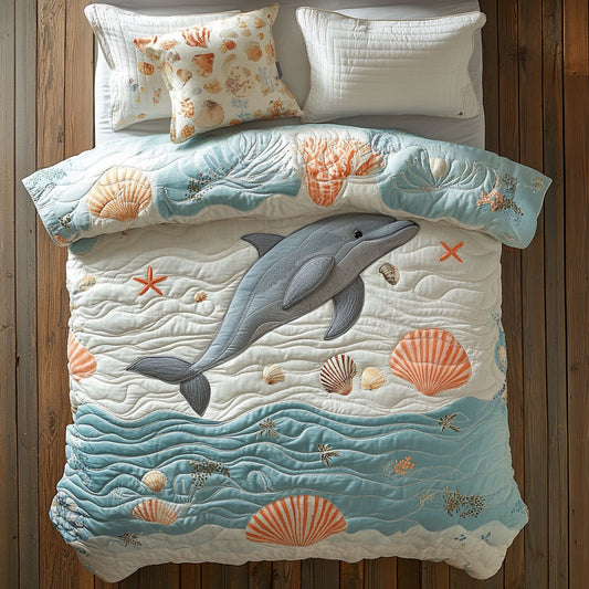 Beautiful Dolphin CQ1206028CL Duvet Cover Set