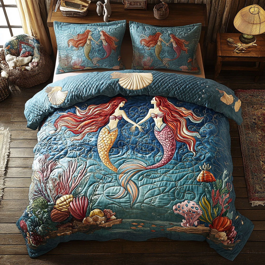 Beautiful Mermaid WJ2403019CL Duvet Cover Set